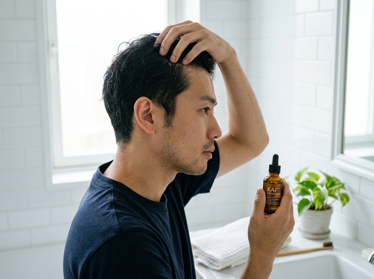 頭皮への馴染ませ方